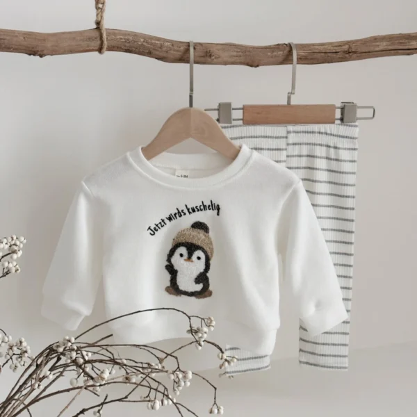 cn-11134207-7ras8-m3lvv0azceveec Penguin Sweatshirt & Ribbed Leggings Set