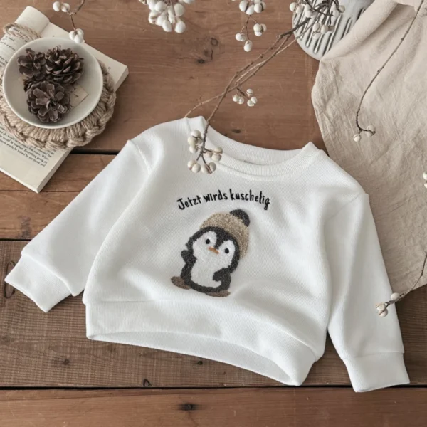 cn-11134207-7ras8-m3lvv0b9aliw1e Penguin Sweatshirt & Ribbed Leggings Set