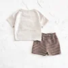 cn-11134207-7ras8-m7kiykc9us4i1f Boy Croissant Waffle Top & Striped Shorts Set