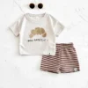 cn-11134207-7ras8-m7kiykc9w65qbb Boy Croissant Waffle Top & Striped Shorts Set