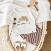 cn-11134207-7ras8-m7kiykc9xkq622 Boy Croissant Waffle Top & Striped Shorts Set