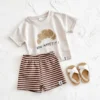 cn-11134207-7ras8-m7kiykca0eea13 Boy Croissant Waffle Top & Striped Shorts Set