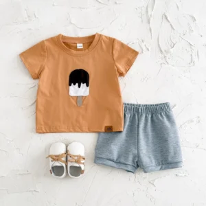 Boy Ice Cream Patch Summer Set