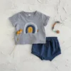 cn-11134207-7ras8-m92px0evzj76f3 Boy Rainbow Top & Waffle Shorts Set