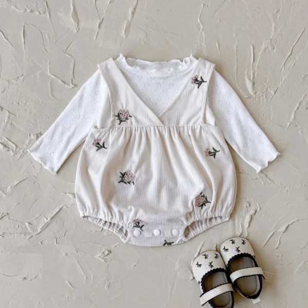 cn-11134207-7ras8-mbbtabpt27g145 Baby Floral Embroidered Long Sleeve Romper Set