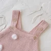 Baby Knit Romper & Ruffle Blouse Set