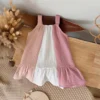 cn-11134207-820l4-mlonglied6h1e2 Girl Color Block Cotton Gauze Dress
