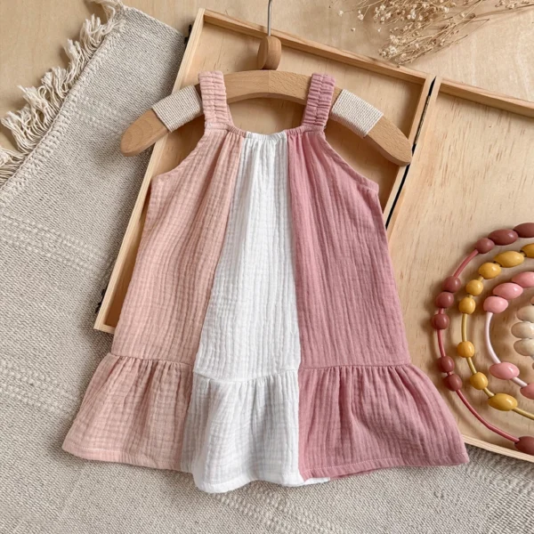 cn-11134207-820l4-mlonglze0owf4b Girl Color Block Cotton Gauze Dress