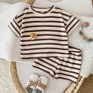 cn-11134207-820l4-mlr5djyoypz8cb Boy Striped Knit Top & Shorts Set
