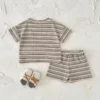 cn-11134207-820l4-mmzumfakoqgx02 Striped Waffle Top & Shorts Set