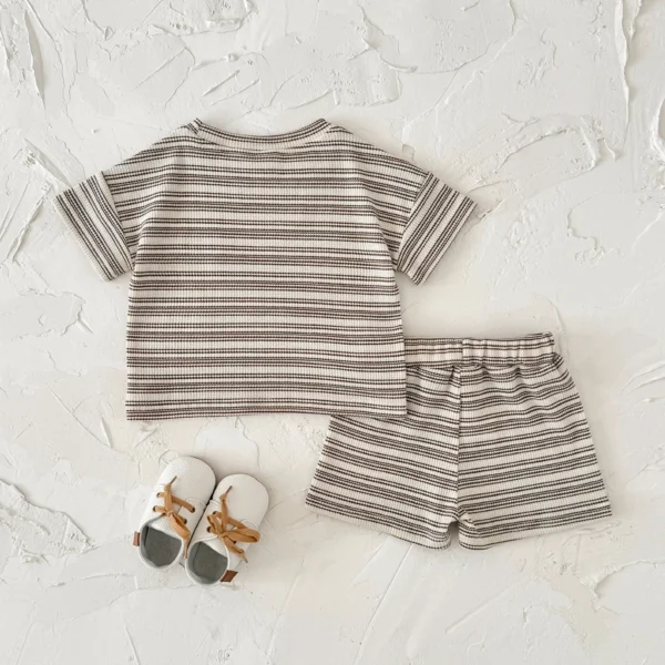 cn-11134207-820l4-mmzumfakoqgx02 Striped Waffle Top & Shorts Set