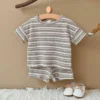 cn-11134207-820l4-mmzumoo87wg8ee Striped Waffle Top & Shorts Set