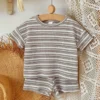 cn-11134207-820l4-mmzumosuwmisf0 Striped Waffle Top & Shorts Set