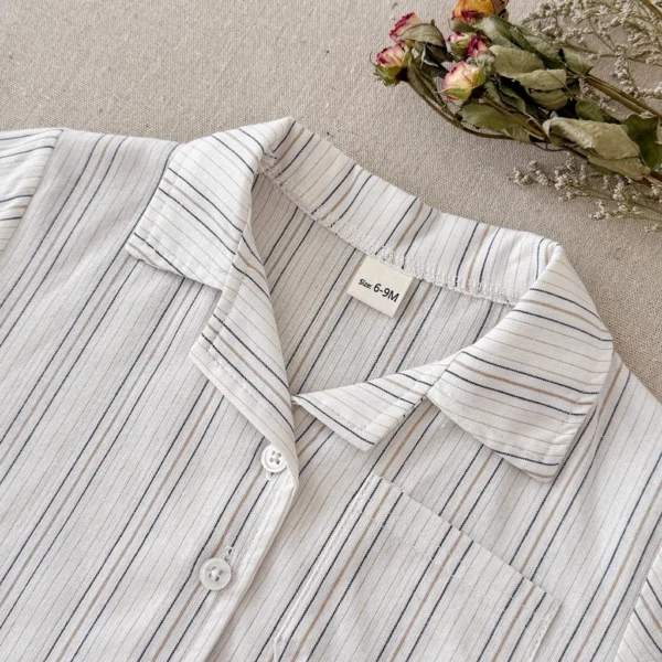 cn-11134207-820l4-mnnnygv0ynltfa Boy Striped Shirt & Shorts Set