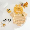Baby Bear Hooded Polo Romper