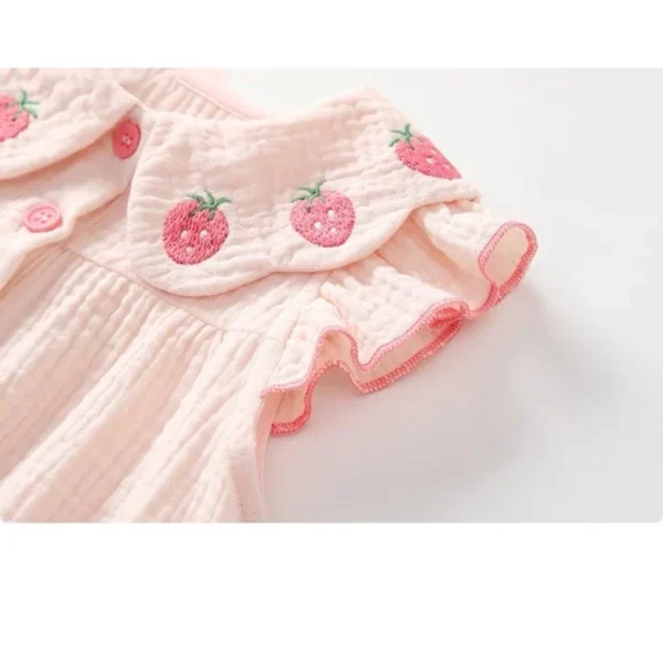 sg-11134201-7rd3n-lx0mosy8ag7z8d Baby Strawberry Embroidered Romper Set