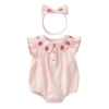 sg-11134201-7rd3v-lx0movogc4wa6c Baby Strawberry Embroidered Romper Set