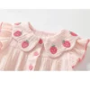 sg-11134201-7rd4y-lx0mop37zali7e Baby Strawberry Embroidered Romper Set