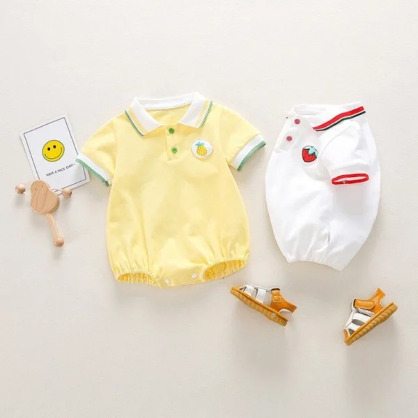 Baby Polo Fruity Romper
