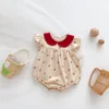 Baby Cherry Peter Pan Collar Romper