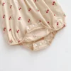 Baby Cherry Peter Pan Collar Romper