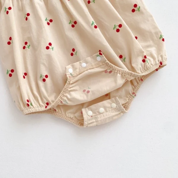 Baby Cherry Peter Pan Collar Romper
