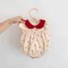 Baby Cherry Peter Pan Collar Romper