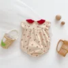 Baby Cherry Peter Pan Collar Romper