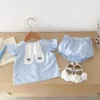 Baby Rabbit Ears Top & Shorts Set