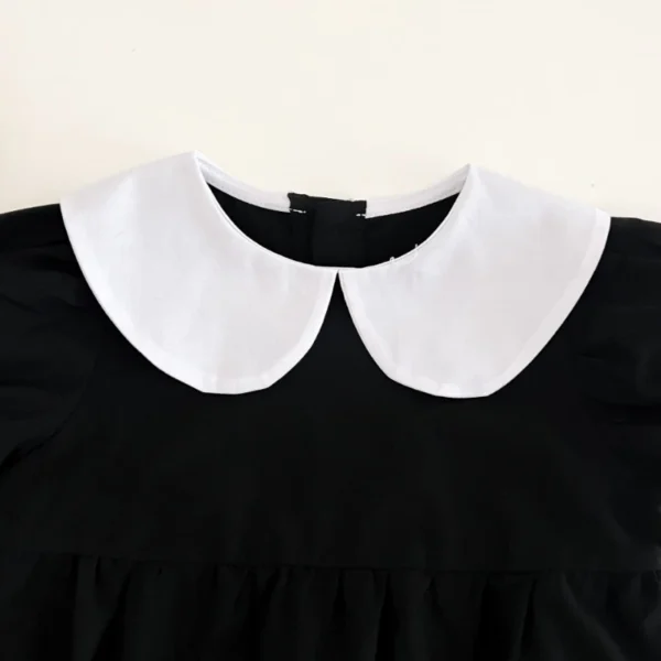 sg-11134201-7renh-m8ah50m6gpevef Baby Peter Pan Collar Puff Sleeve Romper