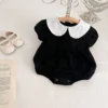 sg-11134201-7reo5-m8ah4xbpa45t09 Baby Peter Pan Collar Puff Sleeve Romper
