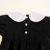 sg-11134201-7repb-m8ah513xqr0634 Baby Peter Pan Collar Puff Sleeve Romper