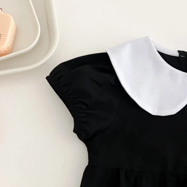 sg-11134201-7repk-m8ah51j75u3tb9 Baby Peter Pan Collar Puff Sleeve Romper