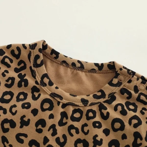 Baby Leopard Print Romper