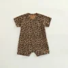 Baby Leopard Print Romper