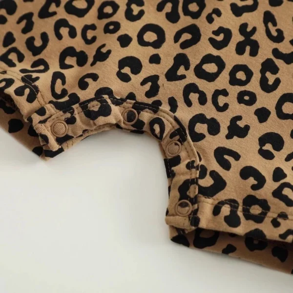 Baby Leopard Print Romper
