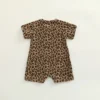 Baby Leopard Print Romper