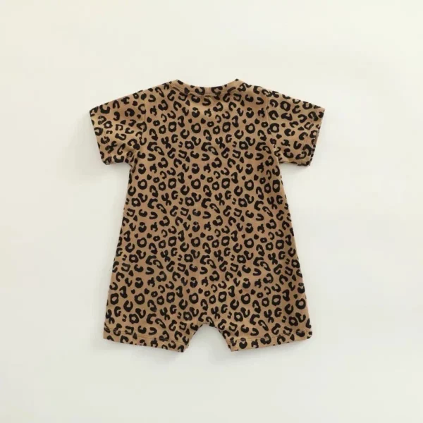 Baby Leopard Print Romper