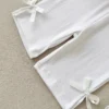 Girl Bow Top & Biker Shorts Set