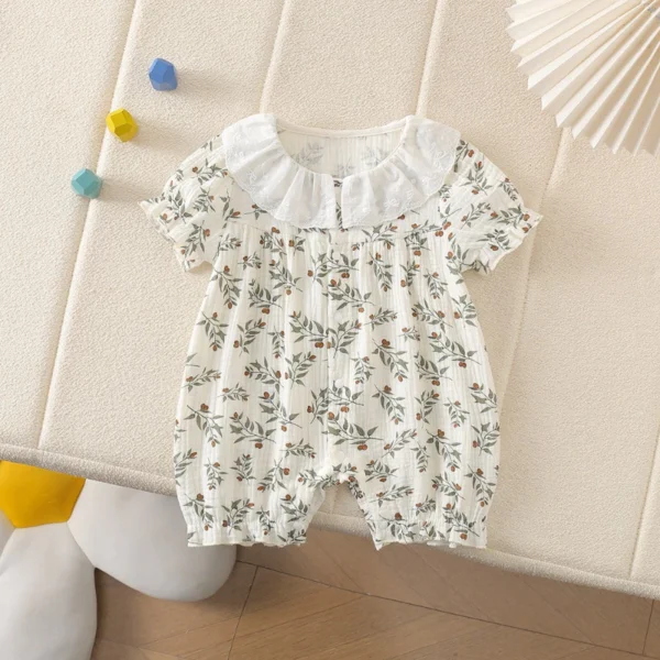 sg-11134201-823of-mp0gwnonrqx9f9 Baby Lace Collar Cotton Romper