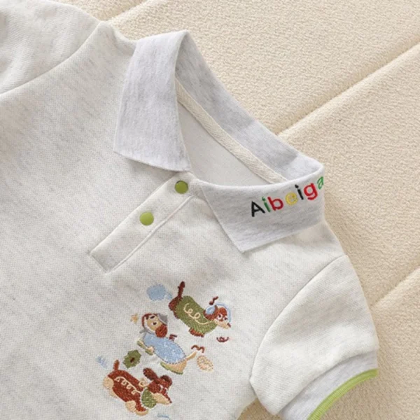 Baby Polo Doggie Romper