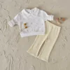 sg-11134201-82602-mjxugw0o6xon58 Peter Pan Collar Sweatshirt & Ribbed Leggings Set