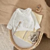 sg-11134201-8261s-mjxugs3c2jnq40 Peter Pan Collar Sweatshirt & Ribbed Leggings Set