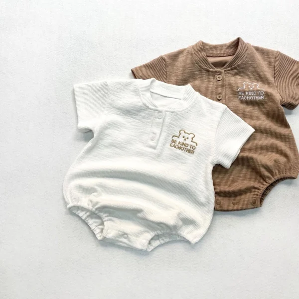 Baby Bear Print Romper